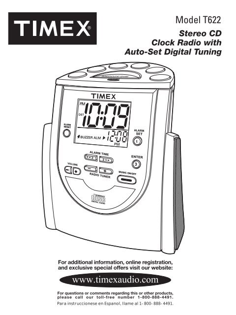 T622 User Manual - TIMEX Audio