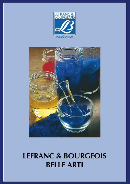 lefranc & bourgeois belle arti - Artecolor - Belle Arti - Cornici - Hobby ...