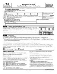 RISA Tech W-9 Form (PDF, 173KB)