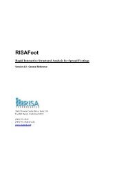 RISAFoot v4 General Reference (1.07 MB) - RISA Technologies