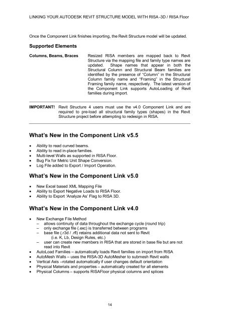 RISA - REVIT Structure White Paper - RISA Technologies