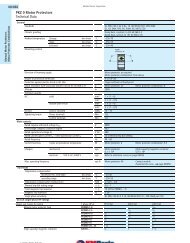 PKZ 0 Motor Protectors Technical Data