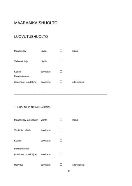 PERÃMOOTTORI Omistajan kÃ¤sikirja F15W (F9.9W) - Sailman