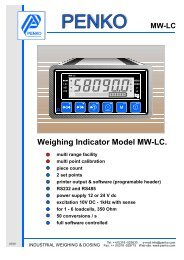 Weighing Indicator Model MW-LC. - RPI - M.Lysek