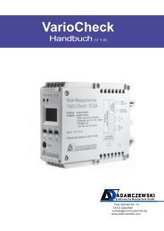 VarioCheck VC2 Inhaltsverzeichnis - RPI - M.Lysek