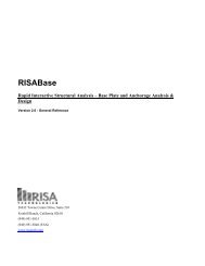 RISABase - RISA Technologies