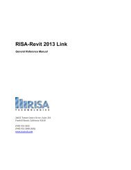 RISA Revit Link Help - RISA Technologies