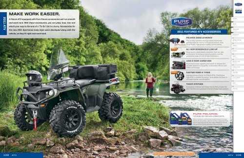 Polaris Sportsman 850 HO ATV New Boss Audio Waterproof 6.5/" LED Sound System