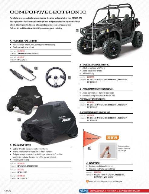 CAB ENCLOSURES - Polaris Quad