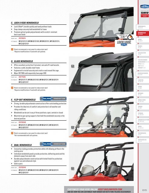 CAB ENCLOSURES - Polaris Quad