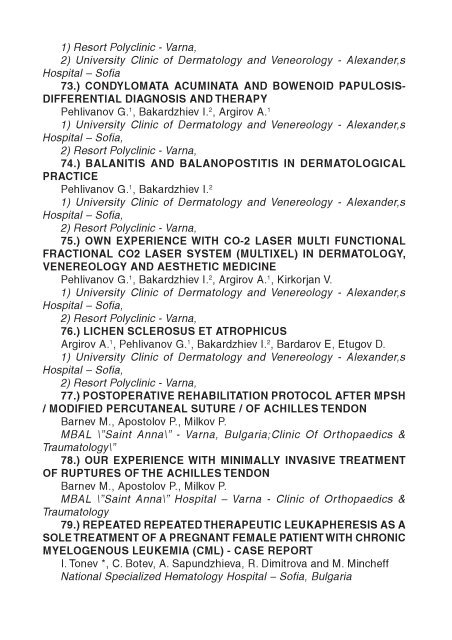 Ð¿ÑÐ¾Ð³ÑÐ°Ð¼Ð° (pdf ) - International Medical Association Bulgaria - IMAB