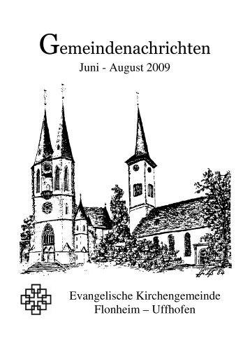 Gemeindenachrichten - Evangelische Kirchengemeinde Flonheim ...