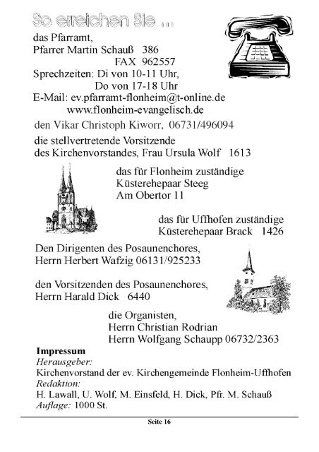 Gemeindenachrichten - Evangelische Kirchengemeinde Flonheim ...