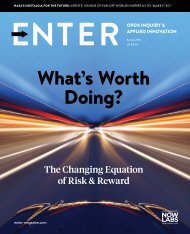 Enter Magazine, Spring 2015: What’s Worth Doing?