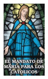 el mandato de maria para los catolicos - Fellowship Tract League