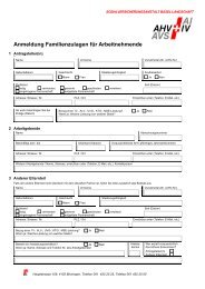 Anmeldung Familienzulagen fÃ¼r Arbeitnehmende - SVA-BL