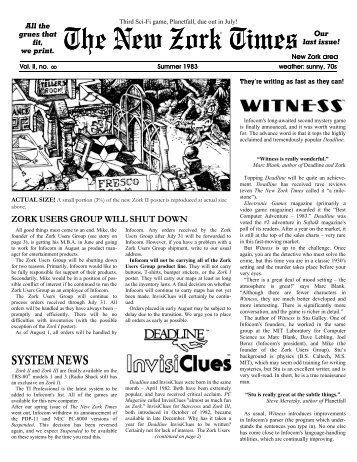 The New Zork Times