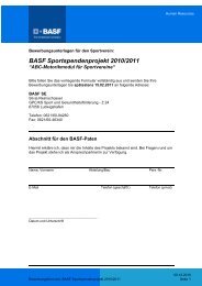 Bewerbungsunterlagen - BASF.com