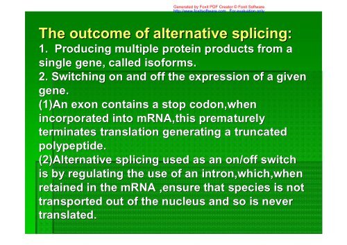 splice site