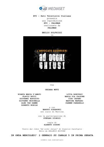 L'Avvocato Guerrieri - Ad occhi chiusi - Mediaset.it