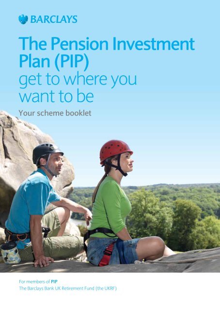 Scheme Booklet Barclays Pensions