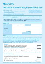 Scheme Booklet Barclays Pensions