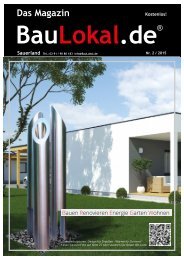 BauLokal.de - das Magazin Ausgabe Sauerland 02/2015