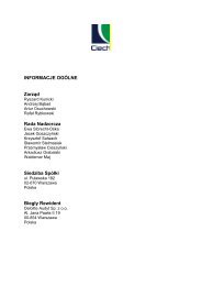Skonsolidowany Raport Roczny Grupy Ciech za 2010 rok - PL PDF