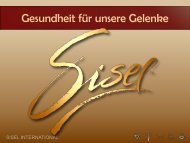 Gesundheit für unsere Gelenke - Tremesco