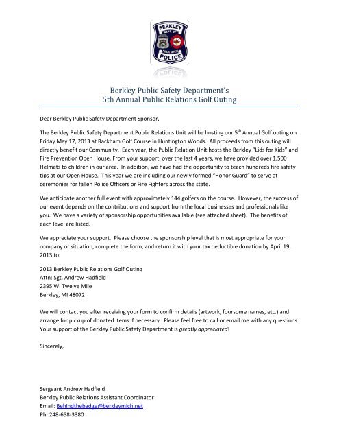 Police Incentive Program Form printable Sponsorship Form - Police Officers Labor Council POLC