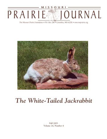 Fall 2003: Volume 24, Number 4 - Missouri Prairie Foundation