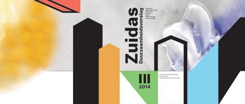Duurzaamheidsverslag Zuidas 2014 - Cover 