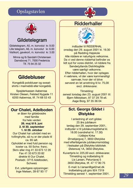 Landsgildeting Landsgildeting - Sct. Georgs Gilderne i Danmark