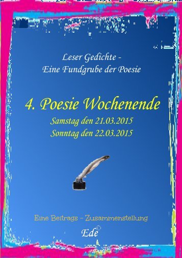 4. Poesie Wochenende