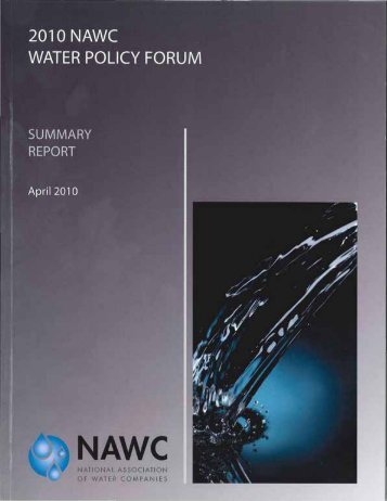 2010 nawc water policy forum participants