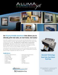An ink jet printable aluminum that allows you to directly print real ...