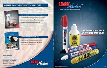 OTHER LA-CO PRODUCT CATALOGS