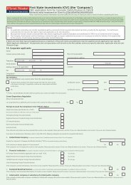 OEIC application form for Corporate Clients/Trustees - First State ...