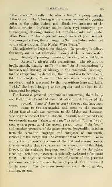 A grammar and dictionary of the Malay language - Wallace-online.org