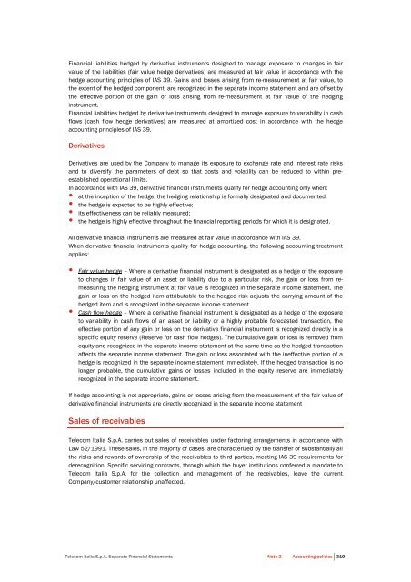 to download Telecom Italia Annual Report 2011 - Company Reporting