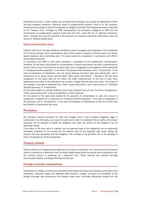 to download Telecom Italia Annual Report 2011 - Company Reporting