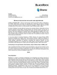 iShares announces two new senior sales appointments - BlackRock