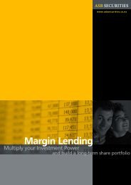 Margin Lending - ASB Securities