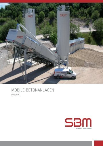 Mobile Betonmischanlagen - SBM