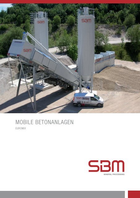 Mobile Betonmischanlagen - SBM