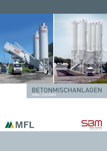 Gesamtprogramm: Mobile und stationÃ¤re Betonmischanlagen - SBM