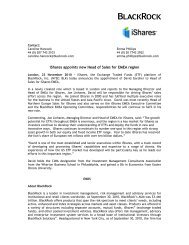 iShares appoints new Head of Sales for EMEA region - BlackRock