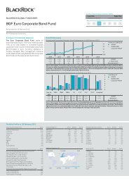 factsheet BGF Euro Corporate Bond Fund - BlackRock