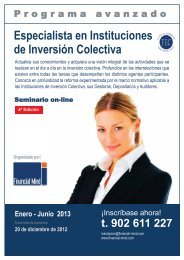 Especialista en Instituciones de InversiÃ³n Colectiva - Funds People