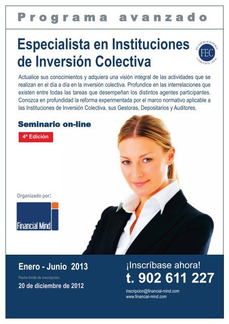 Especialista en Instituciones de InversiÃ³n Colectiva - Funds People